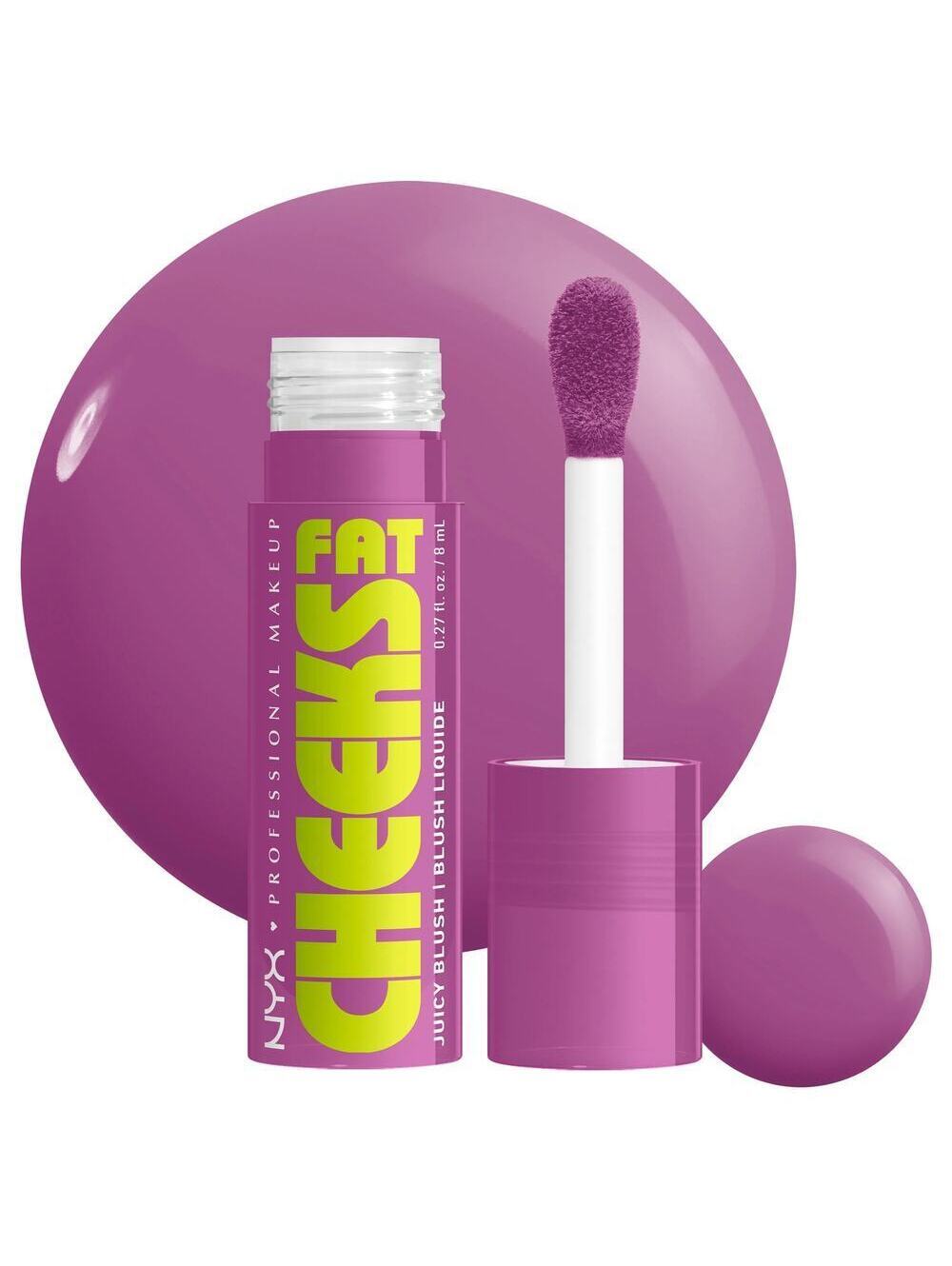 ⭐PICK 3/$15 NYX Fat Cheeks Dewy Liquid Blush Blueberry Burst
